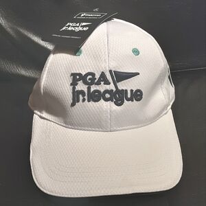 PGA Jr. League White Cap Size Sr